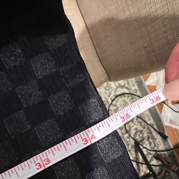 Banana Republic navy blue Hampton Pants size 10, EUC, elegant, dressy, checkered - Picture 7 of 10